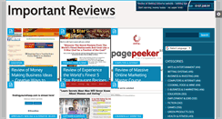 Desktop Screenshot of importantreview.com