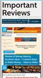 Mobile Screenshot of importantreview.com